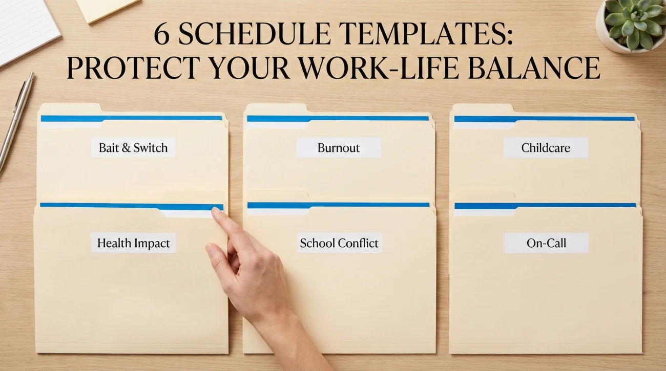 Schedule Resignation Templates - 6 Scenarios