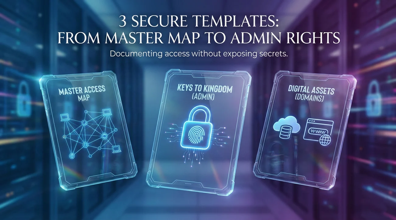 How to Hand Over Passwords & Logins Securely (Templates) 5 Secure Handover Templates Collection