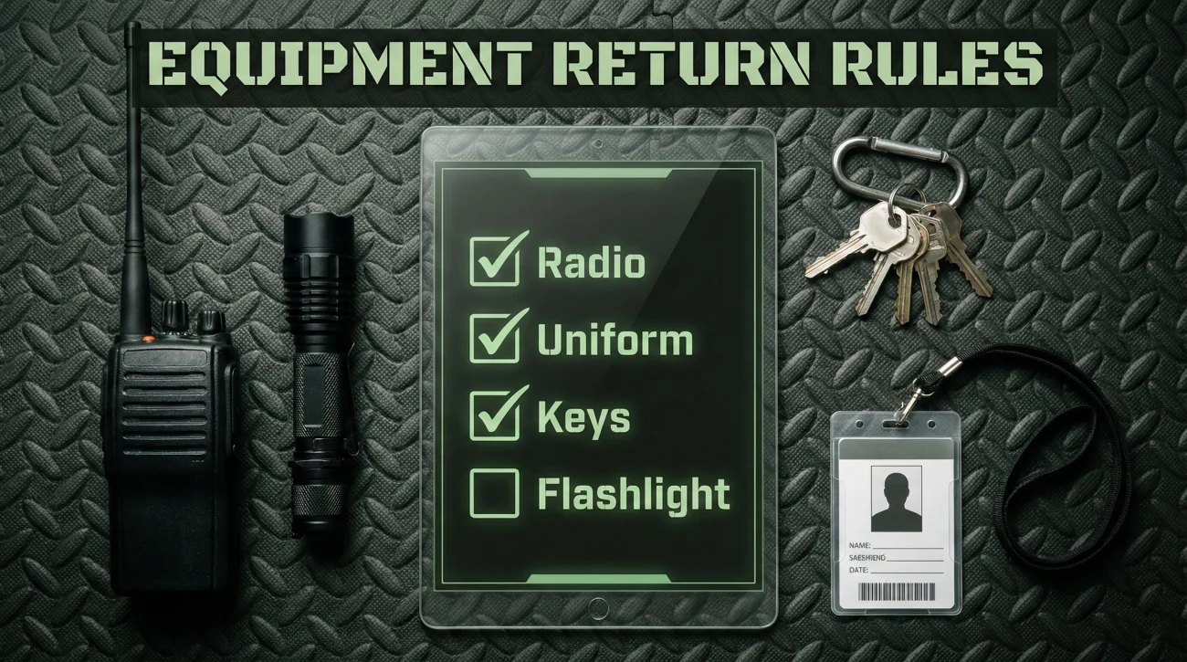 Security Equipment Return Checklist