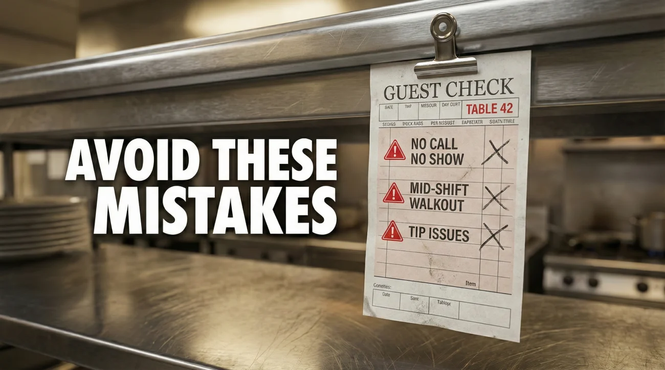 Server & Waitress Resignation Letter: Shift Coverage Templates 3 Server Resignation Mistakes To Avoid