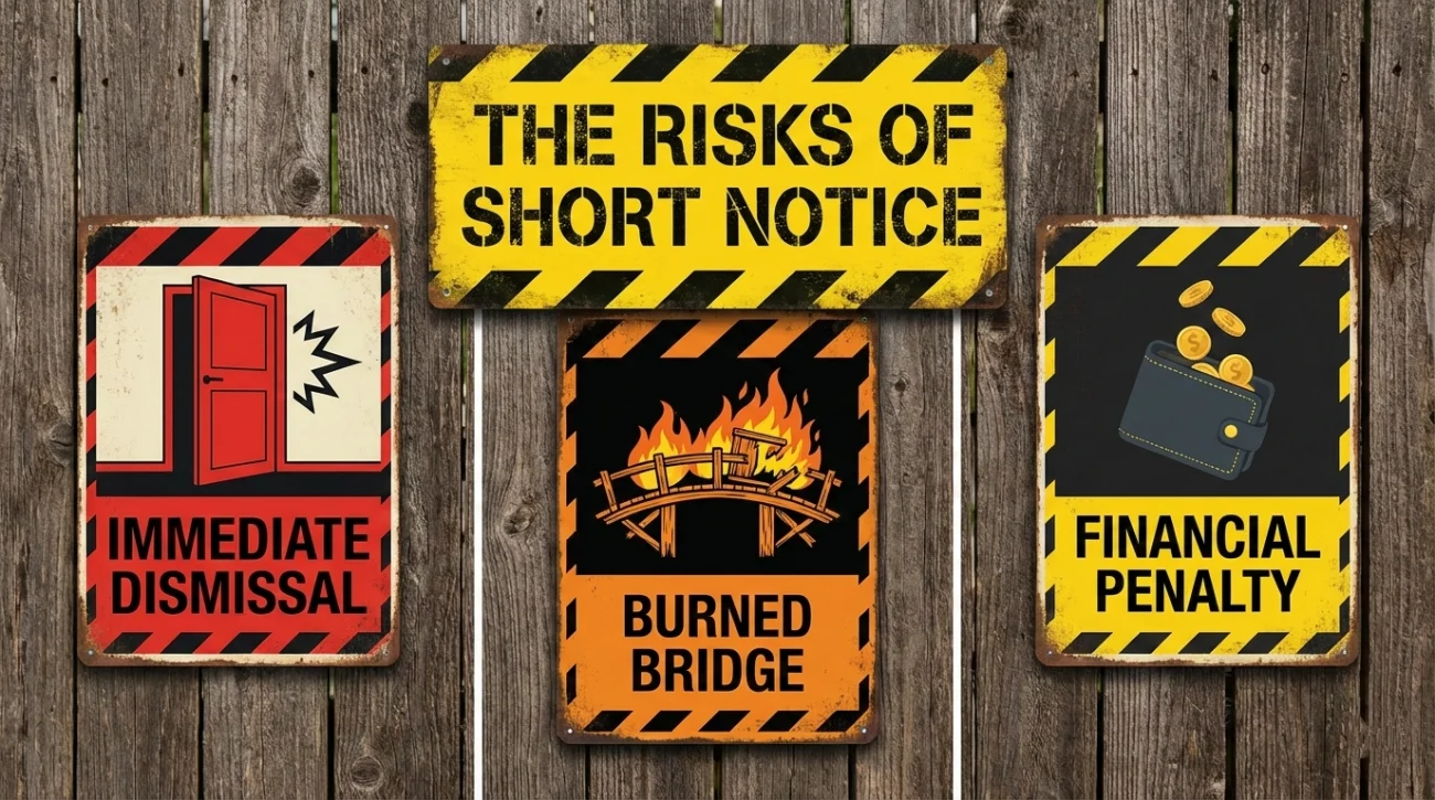 Short Notice Resignation Risks