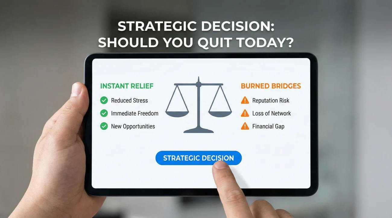 Strategic Decision Matrix Pros And Cons Of Immediate Exit