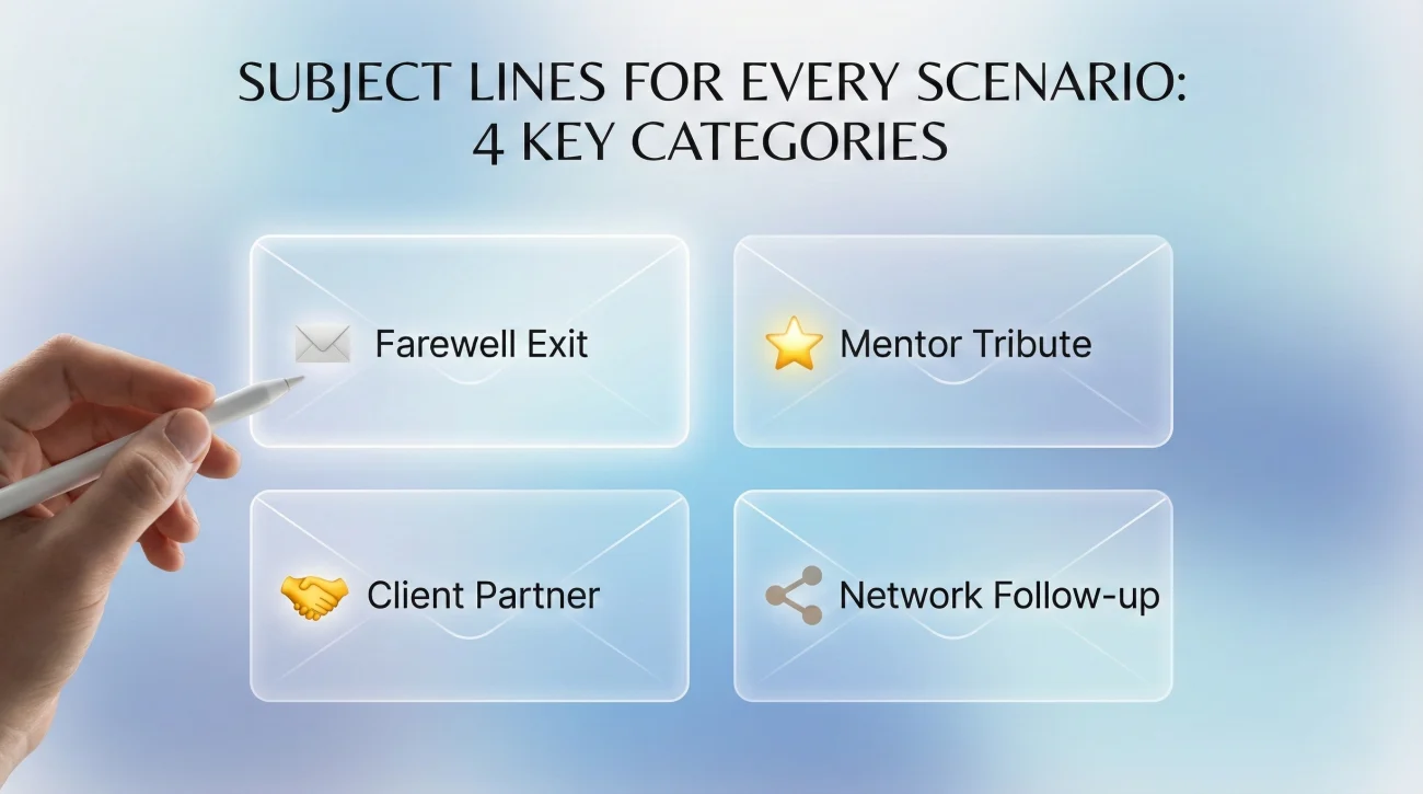 Subject Line Scenarios Categories