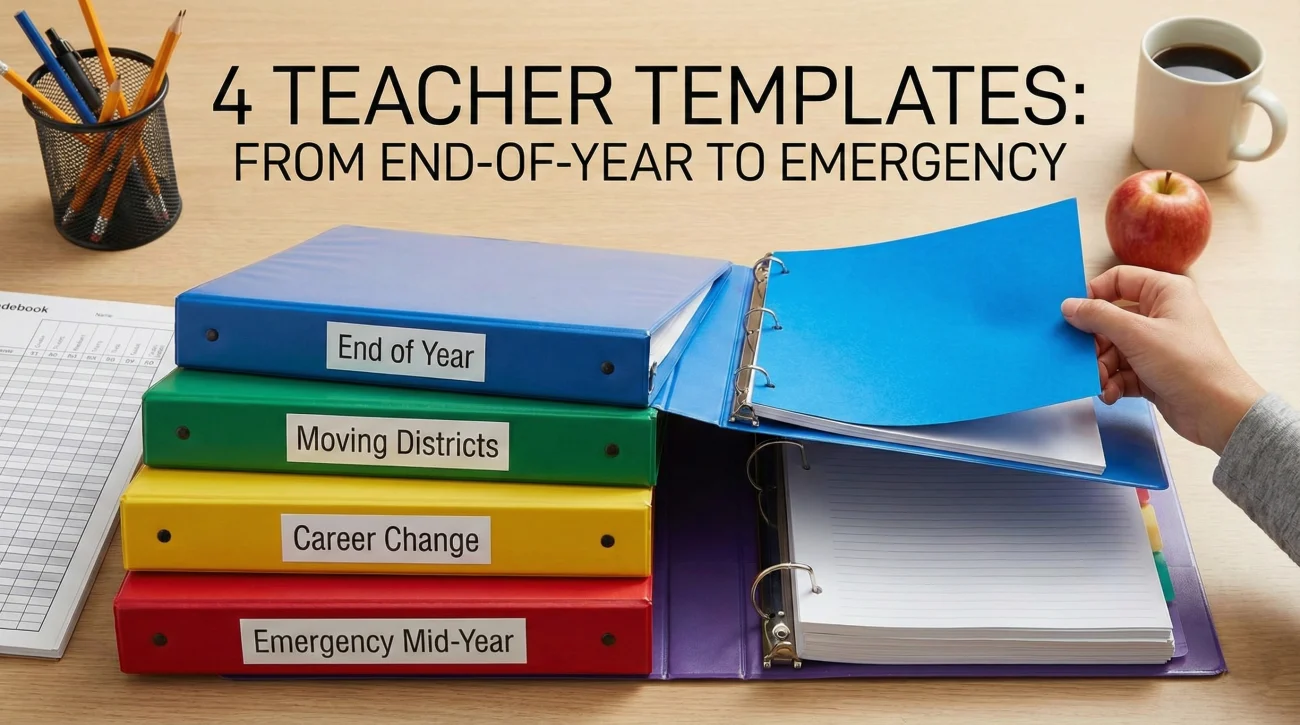 Teacher Resignation Templates Collection