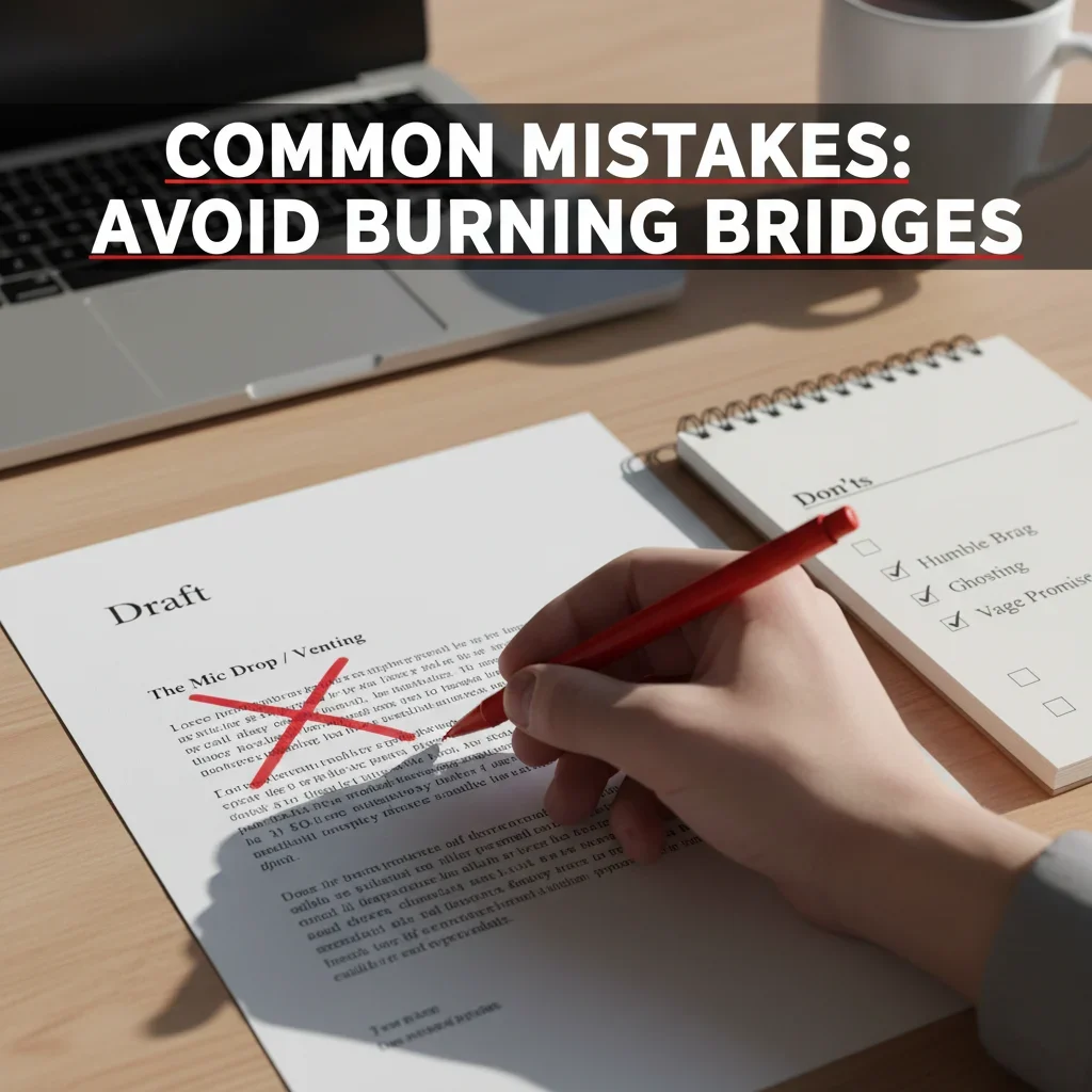The Don'ts Checklist