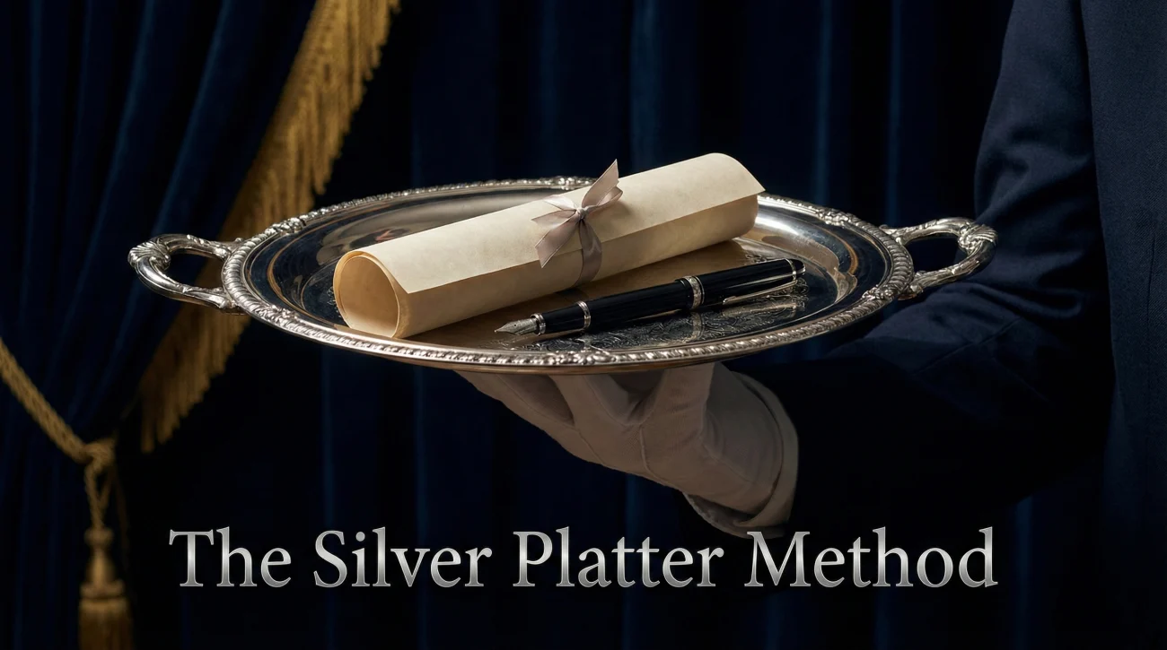 Asking a Professor for a Reference: For Interns & Students 4 The Silver Platter Method