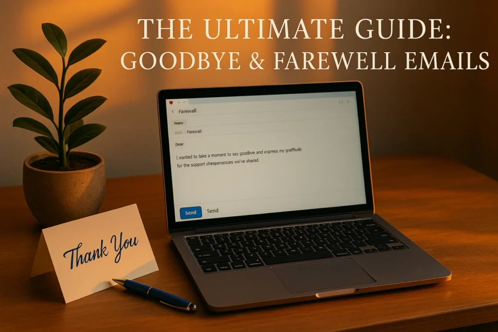 The Ultimate Guide to Goodbye & Farewell Emails (50+ Templates) 1 The Strategic Art Of The Perfect Goodbye Email