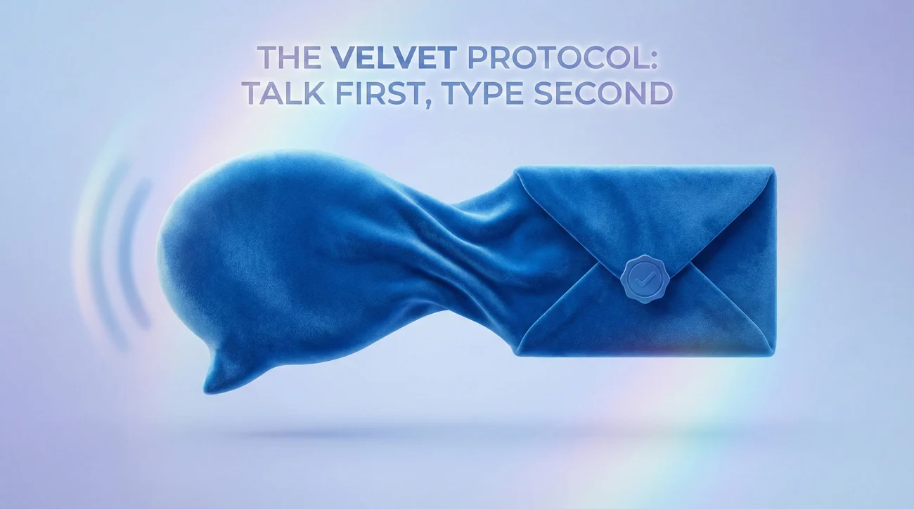 The Velvet Resignation Protocol - Talk First Type Second