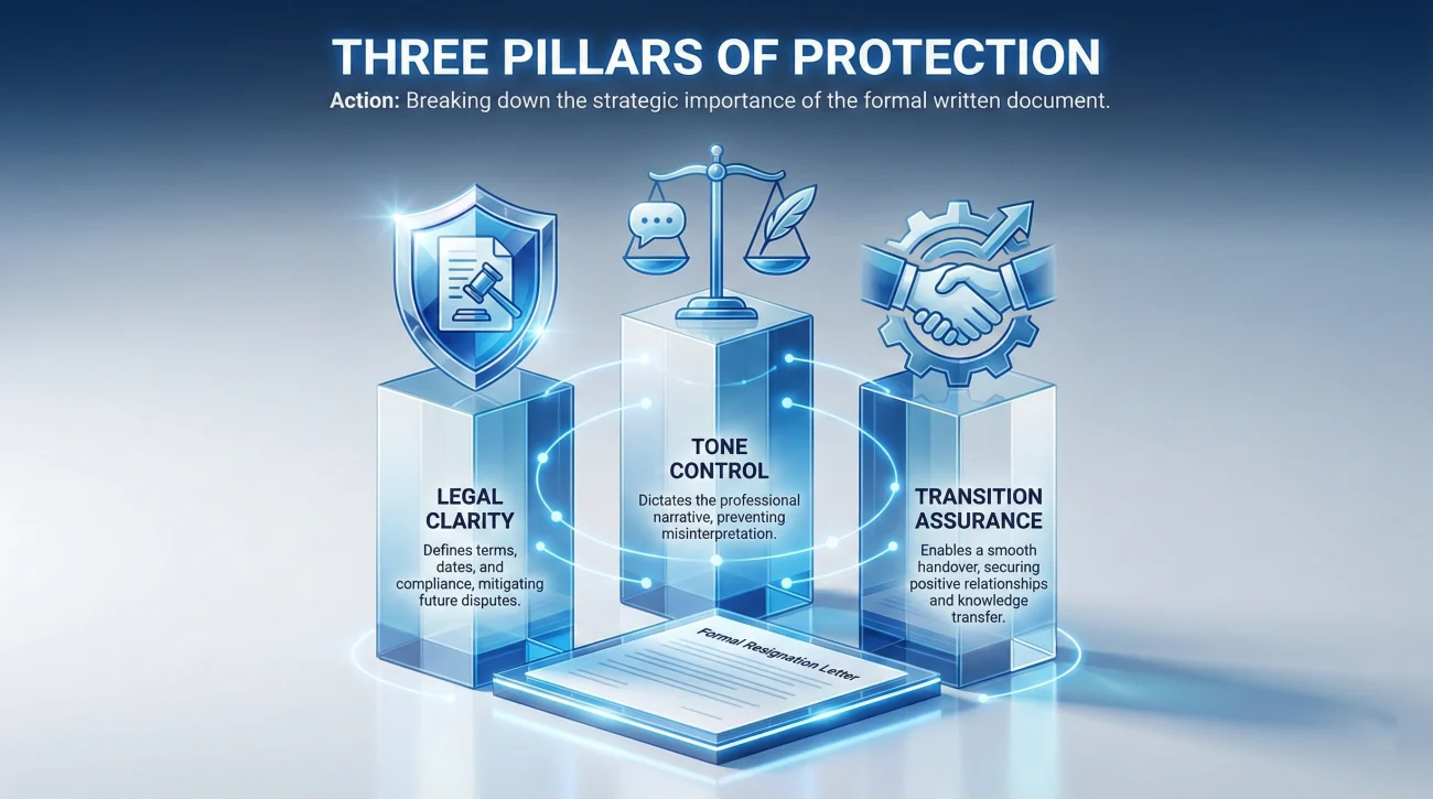 Three Pillars Of Resignation Letter Protection