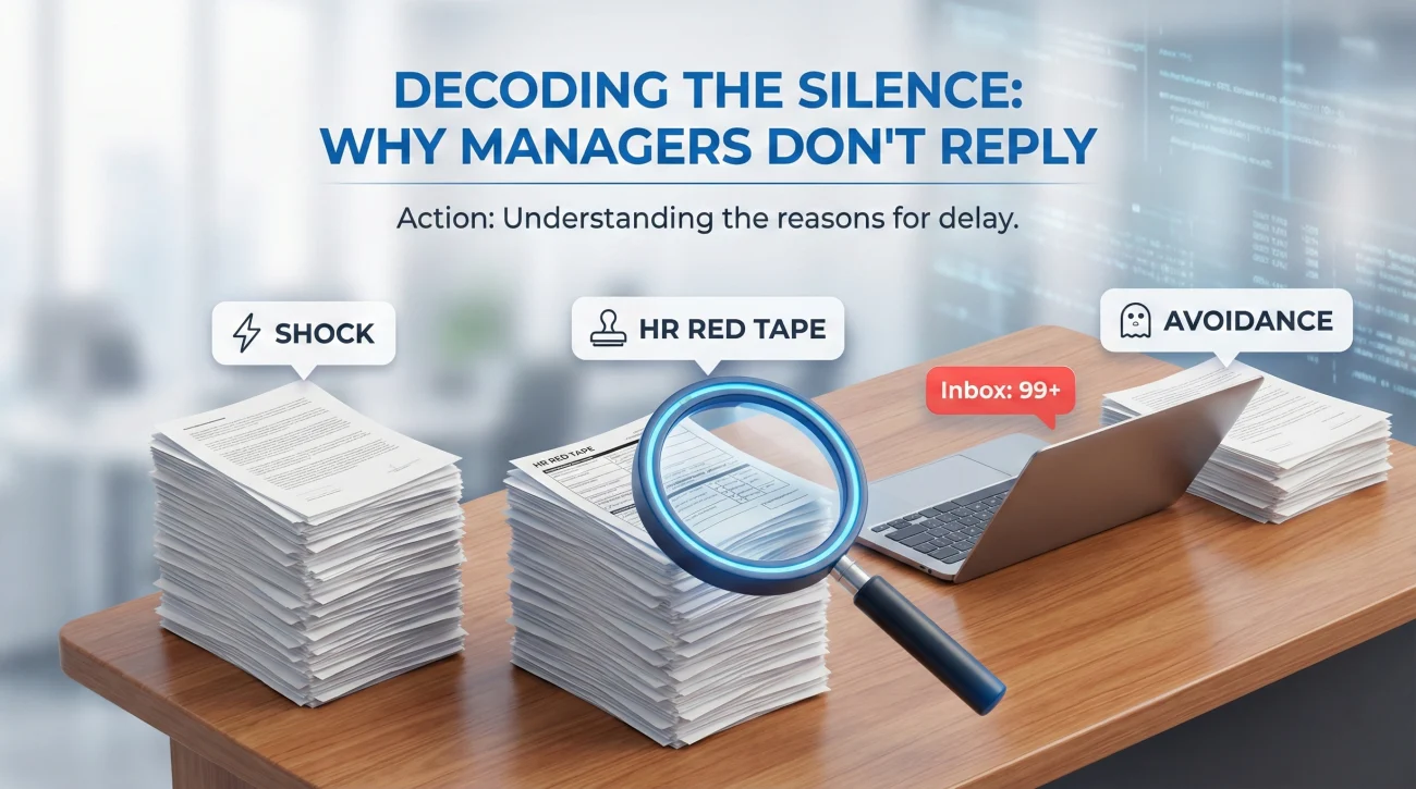 Follow Up on Resignation Email: 5 Polite Scripts to Ask "Did You Get My Resignation?" 2 Why Managers Ghost - Psychology Infographic