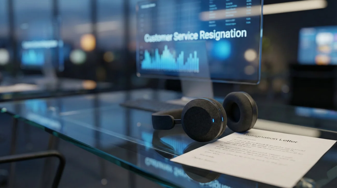 Customer Service Resignation Letter