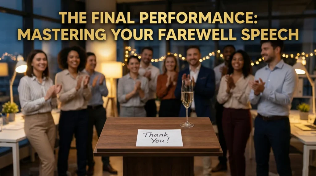 Farewell Speech Samples: What to Say at Your Going-Away Party 1 Farewell Speech To Colleagues