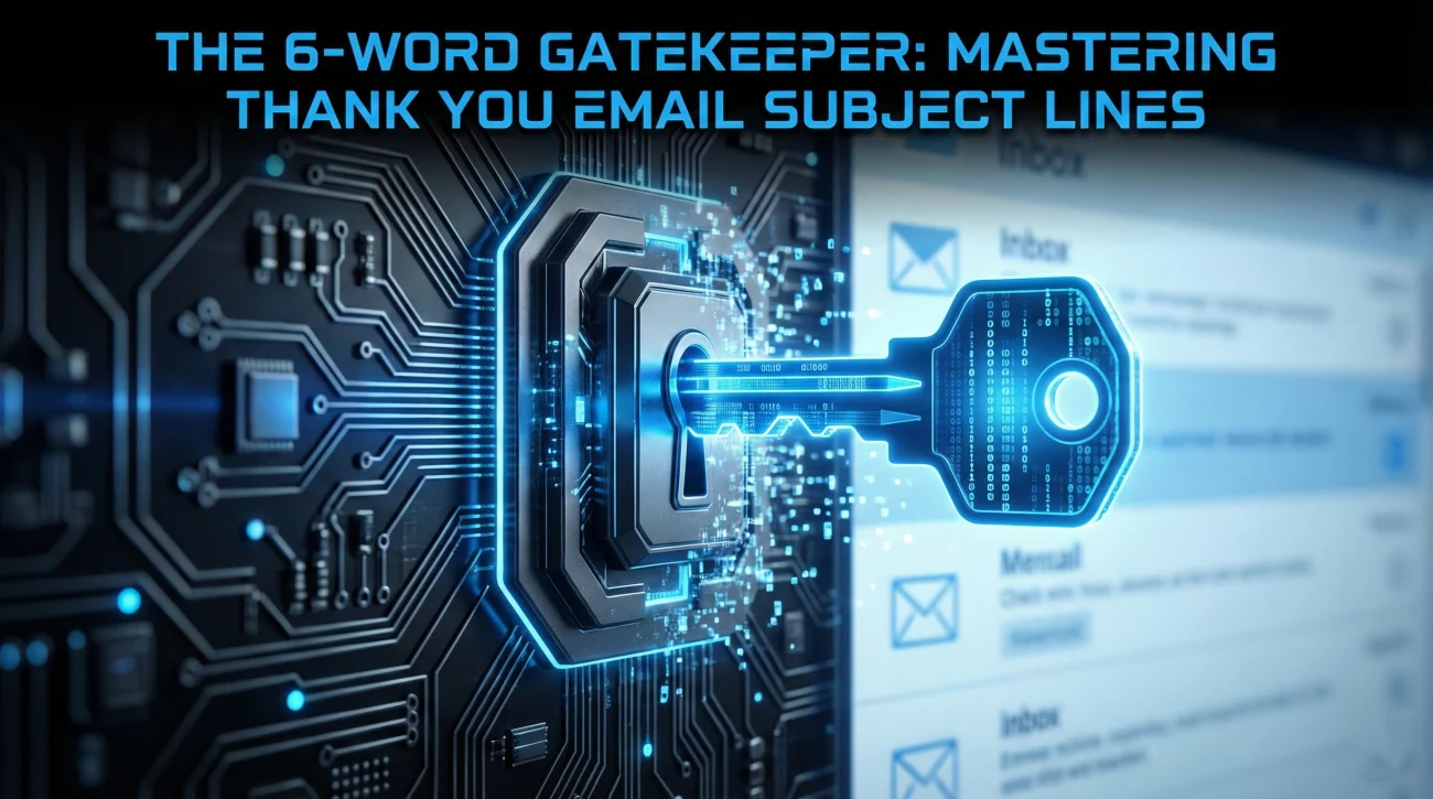 Gratitude Email Subject Line