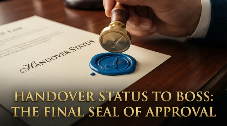 Handover Status Email to Boss: Confirming “I’m Done”