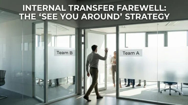 Farewell Email for Internal Transfer: Moving to a New Team