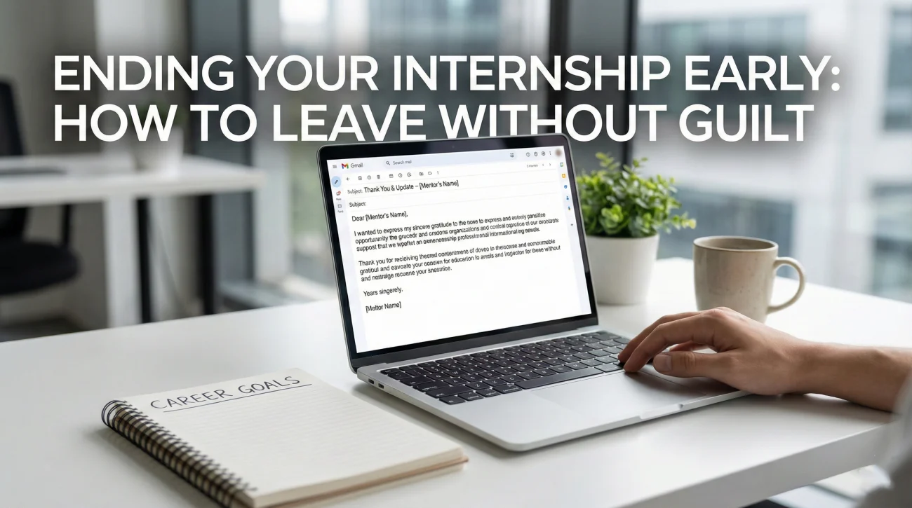 Internship Resignation Email