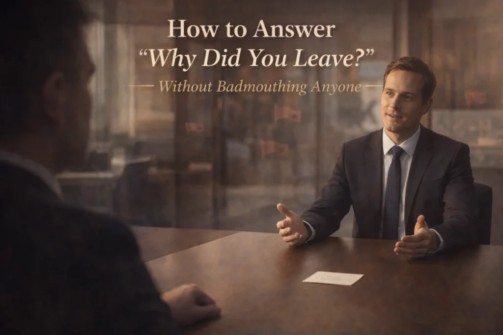 Interview Question Why Left