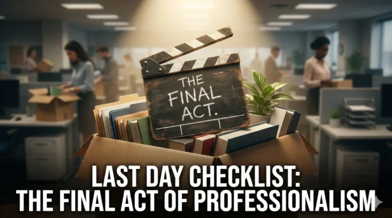 Last Day at Work Checklist: 10 Things to Do Before You Walk Out