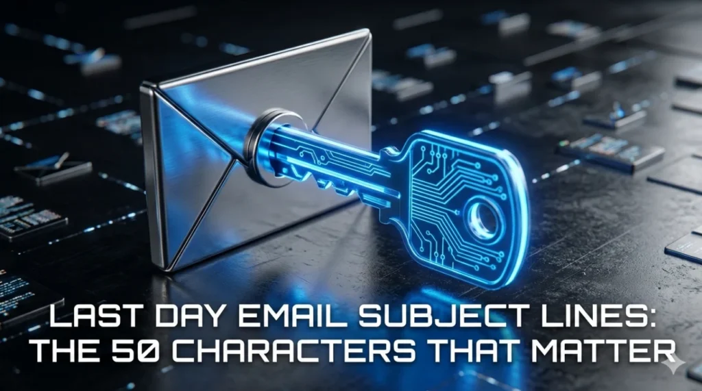 Last Day Email Subject Line