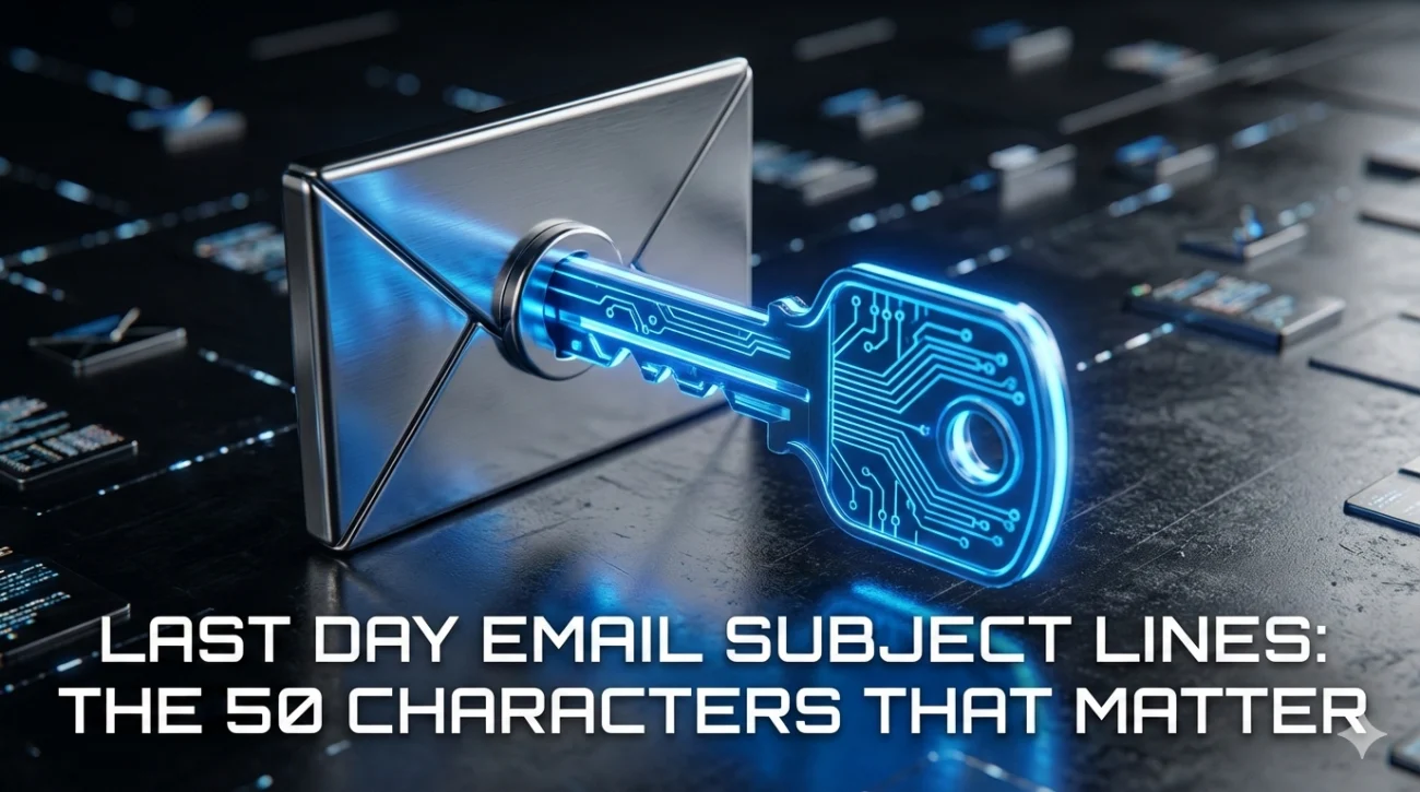 Last Day Email Subject Line
