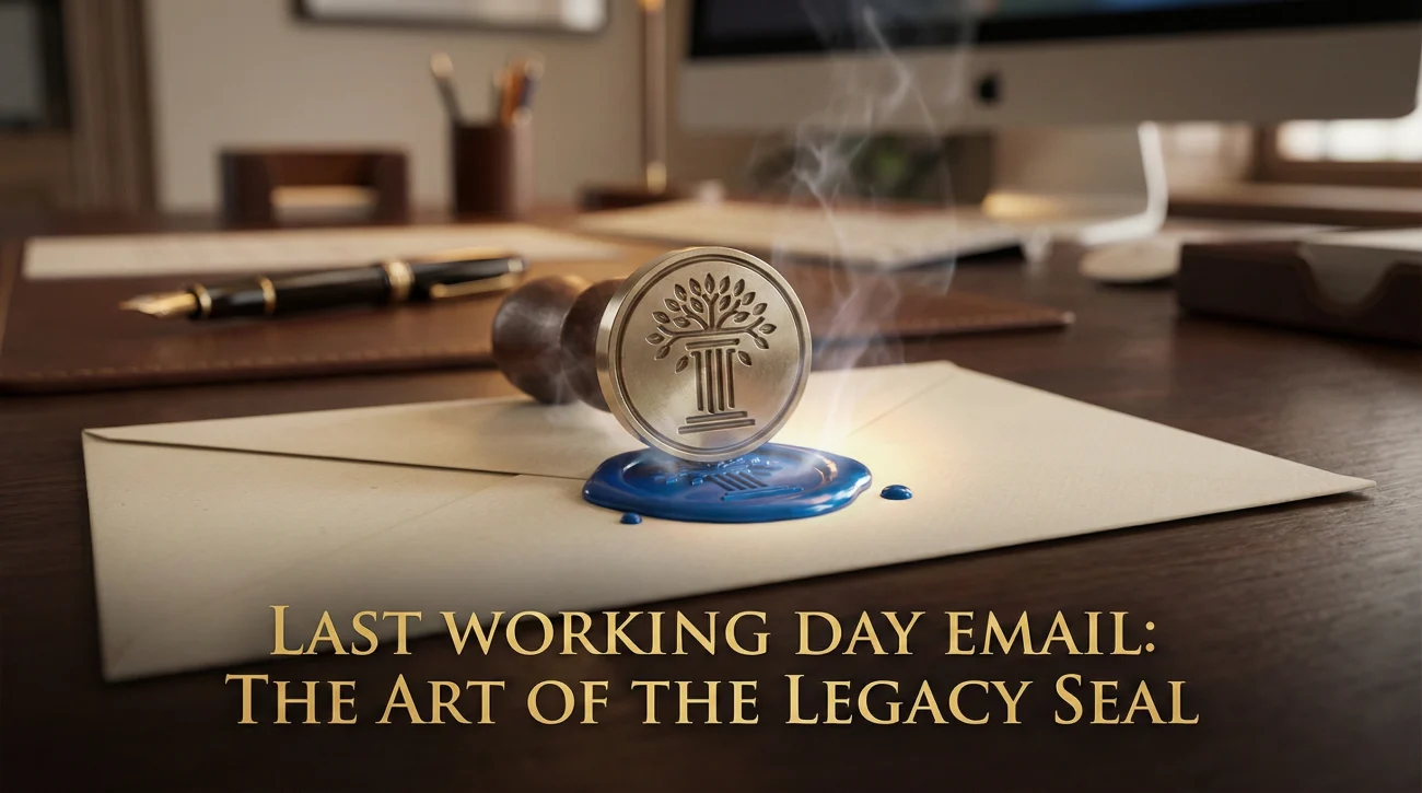 Last Working Day Email To Team