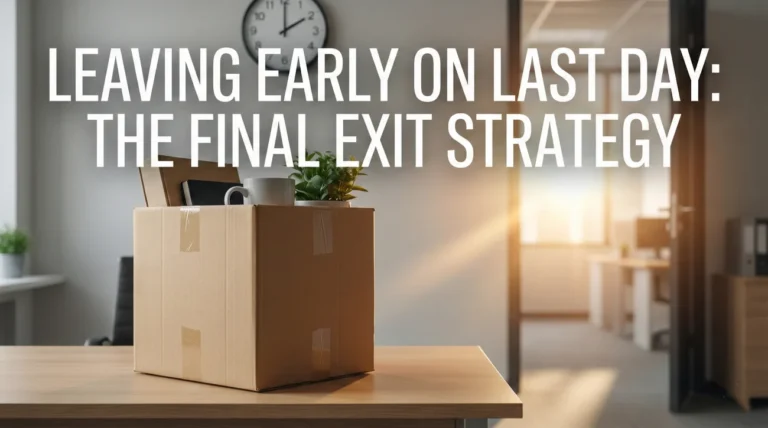 Can You Leave Early on Your Last Day? (Email Scripts)