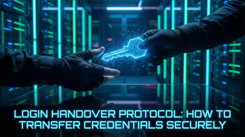 How to Hand Over Passwords & Logins Securely (Templates) 1 Login Details Handover