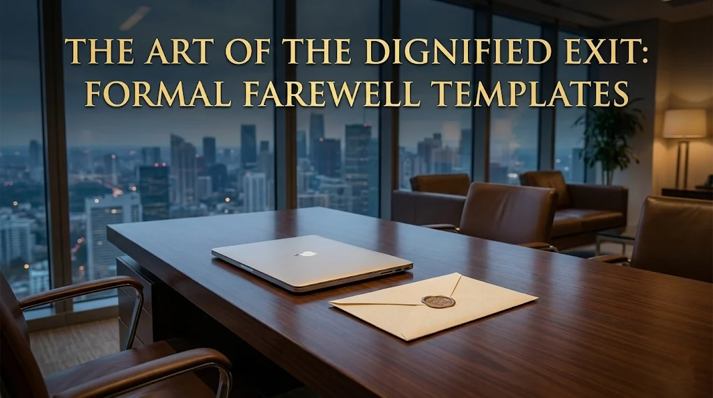 Professional Farewell Email