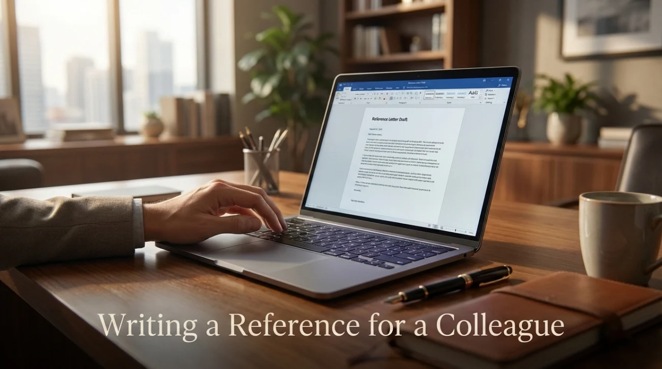Providing Reference For A Colleague