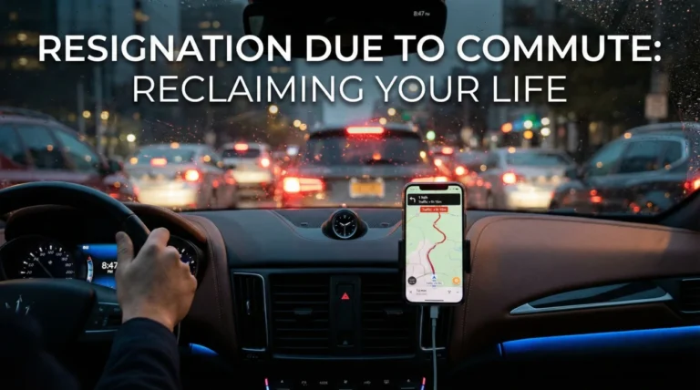 Resignation Email Due to Long Commute: 5 Templates for When the Travel Is Too Much