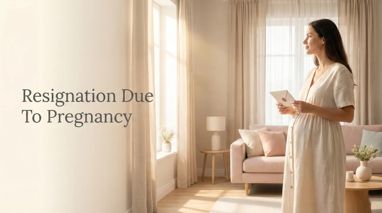 Resignation Letter Due To Pregnancy