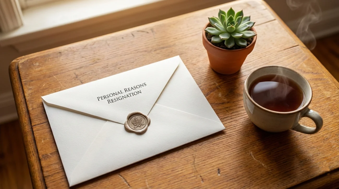 Resignation Letter For Personal Reasons