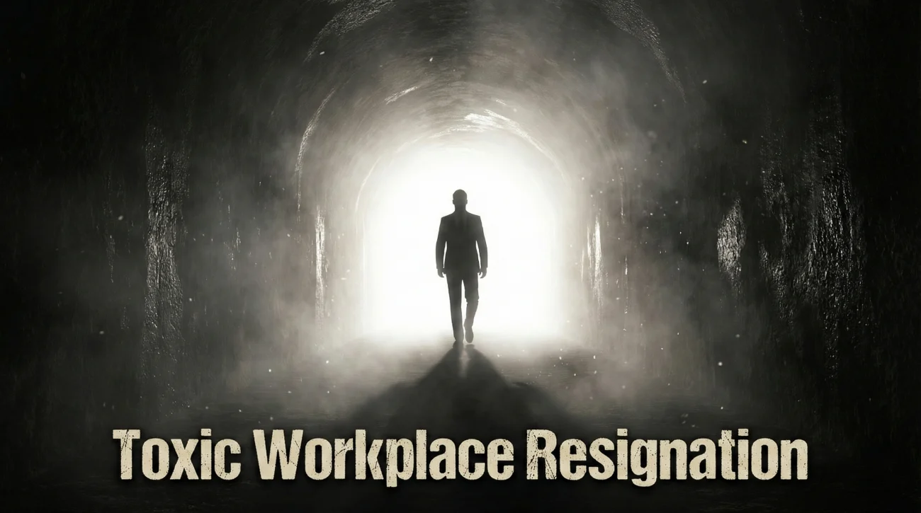 Resignation Letter For Toxic Environment