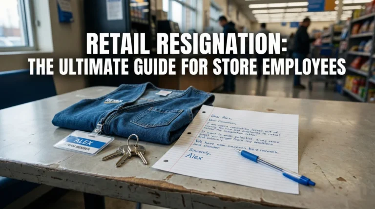 Retail Resignation Email: 7 Quick Templates for Shift Workers (No HR Jargon)