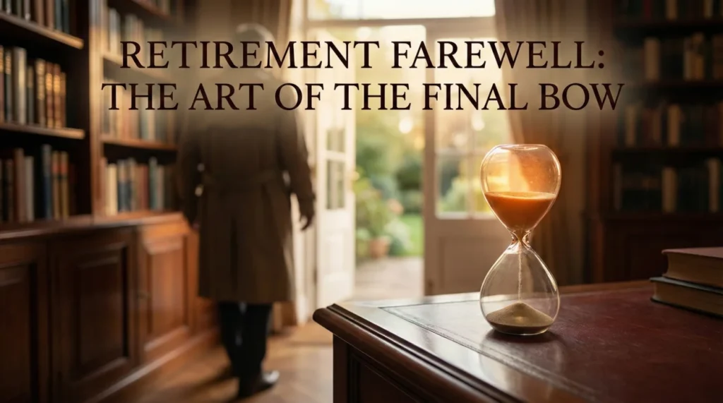 Retirement Farewell Email: The Final Goodbye After Decades 1 Retirement Farewell Letter