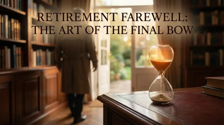 Retirement Farewell Email: The Final Goodbye After Decades