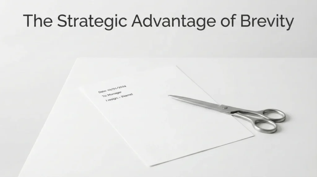 Short Resignation Letter: 3 Sentences to Quit (Strictly for HR Files) 1 Short Resignation Letter