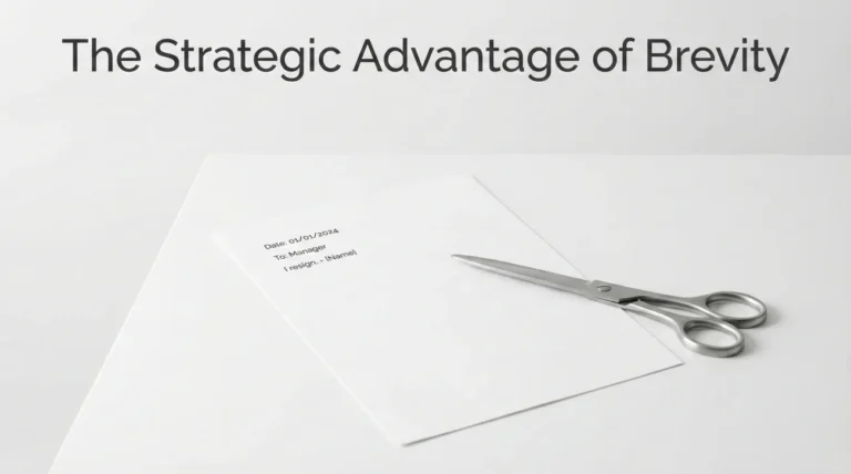 Short Resignation Letter: 3 Sentences to Quit (Strictly for HR Files)