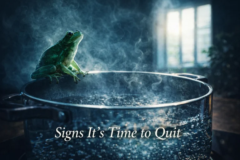7 Silent Signs You Need to Quit Immediately (Before You Burn Out)