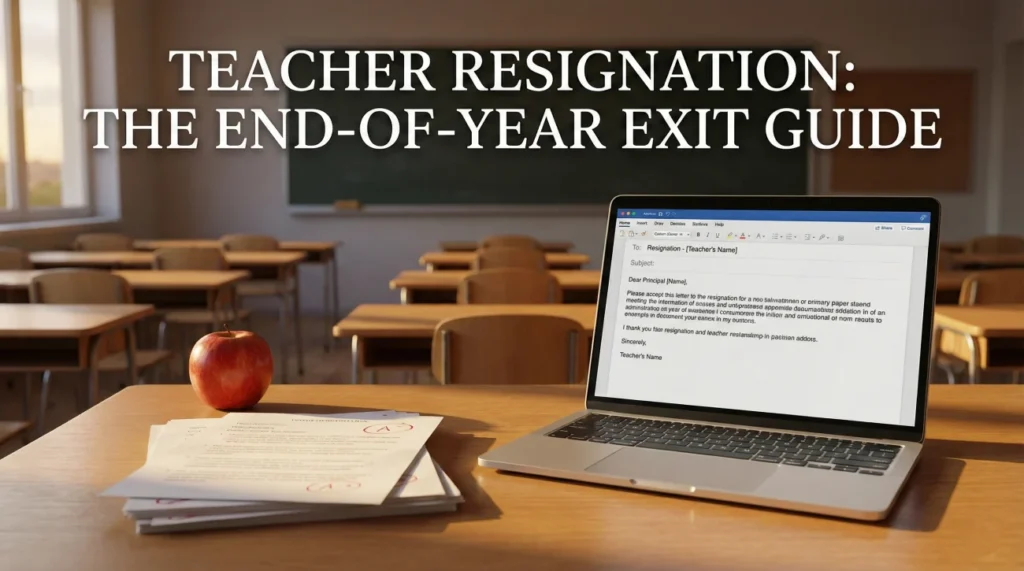Teacher Resignation Email