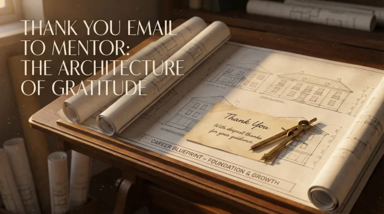 Thank You Email to Mentor: A Heartfelt Tribute