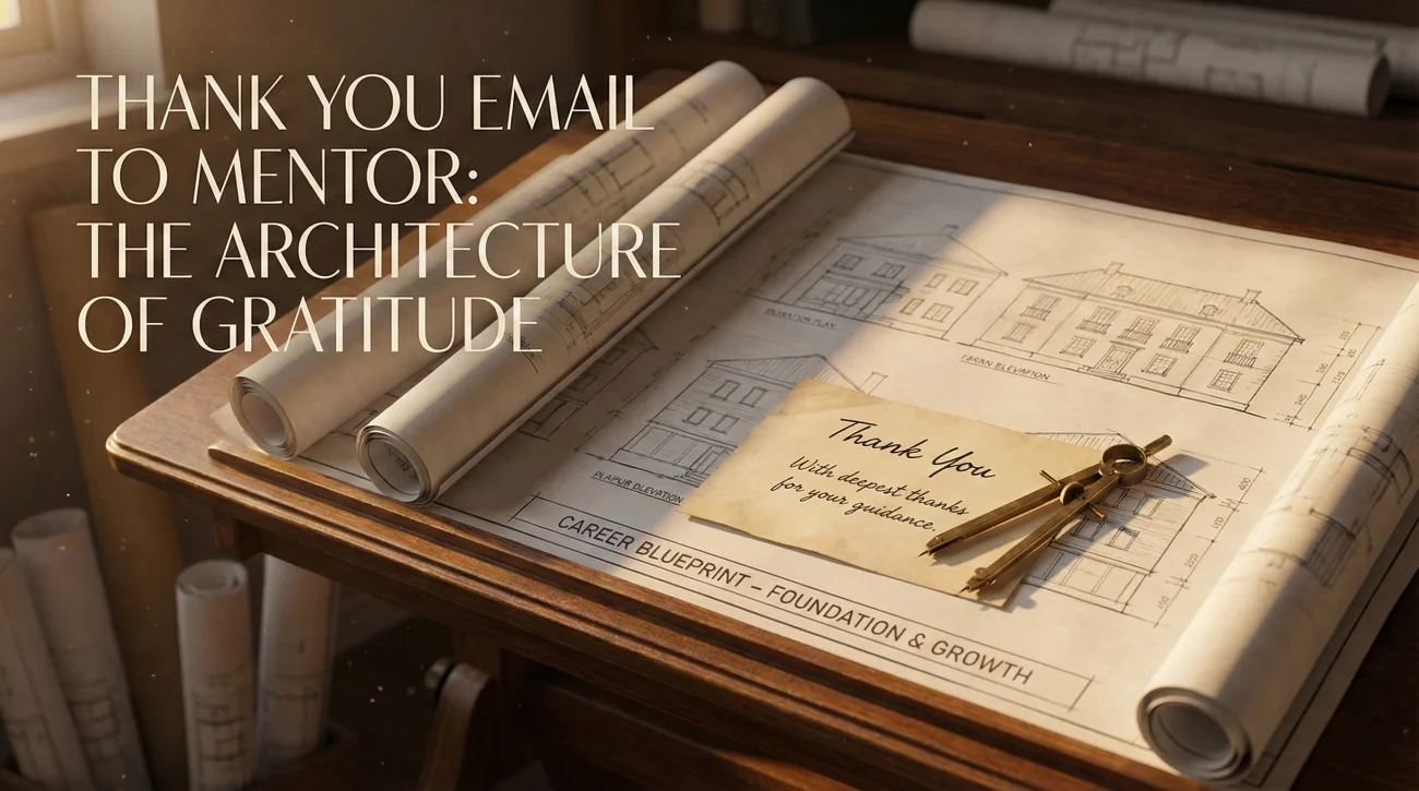 Thank You Email To Mentor