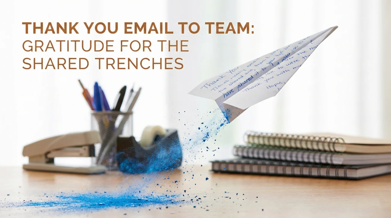 Thank You Email To Team
