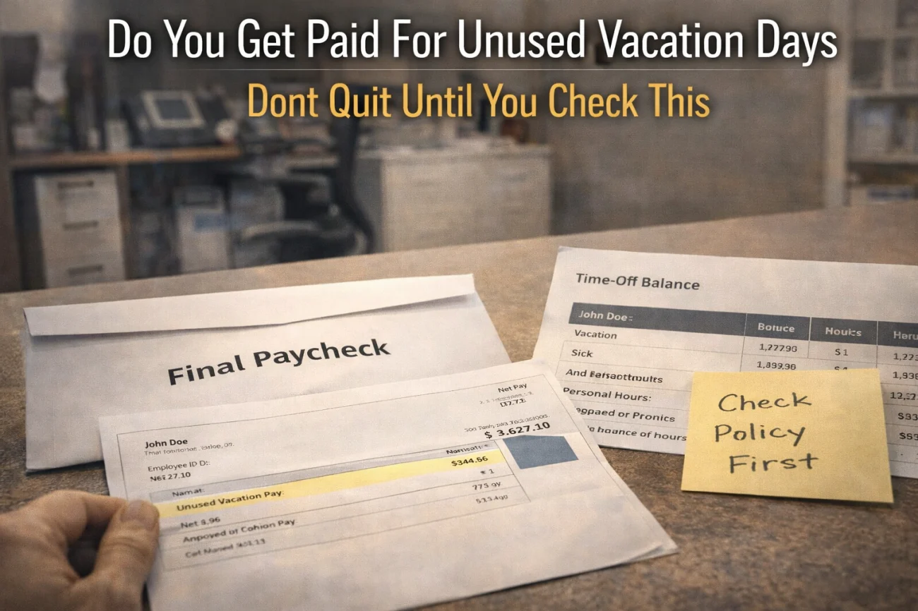 Unused Vacation Pay