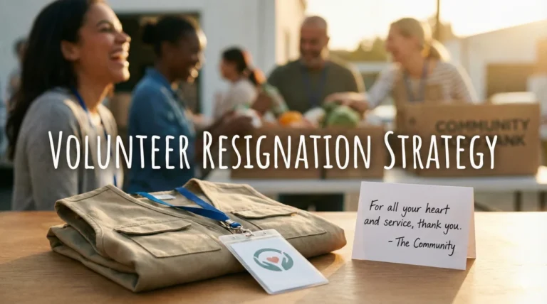Volunteer Resignation Letter: Stepping Down from Service Formally