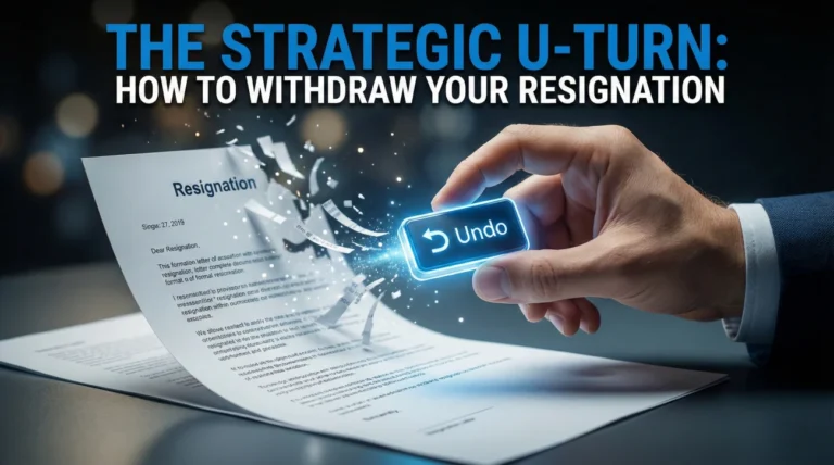 How to Withdraw a Resignation Email (Oops, I Changed My Mind)