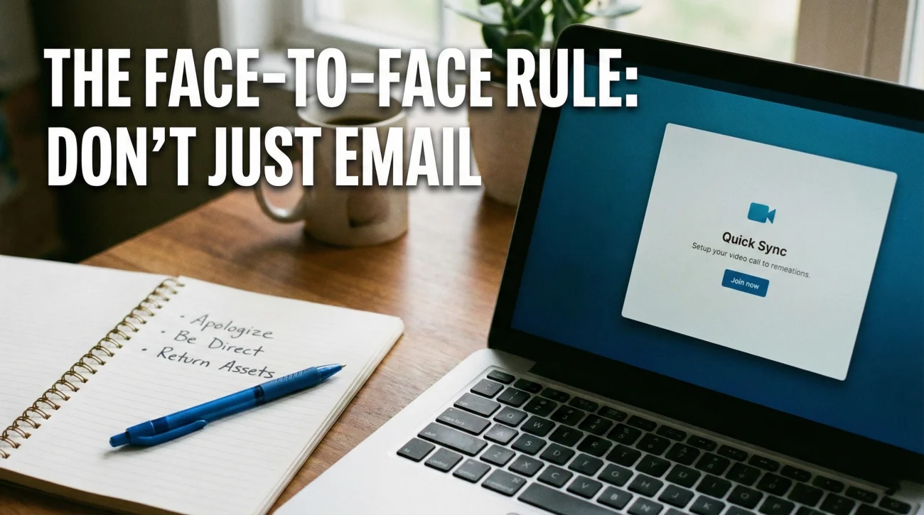 New Hire Resignation Email: Quitting After 1 Day or 1 Week 3 New Hire Resignation Protocol - Video Call First