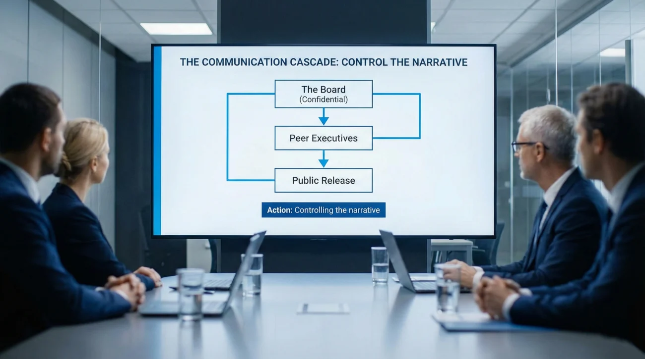 Resignation Communication Cascade - Strategic Flow