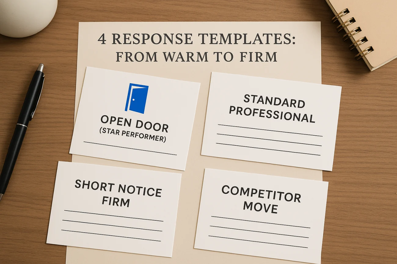 Resignation Email Response: How to Reply Professionally 4 Resignation Response Templates Collection