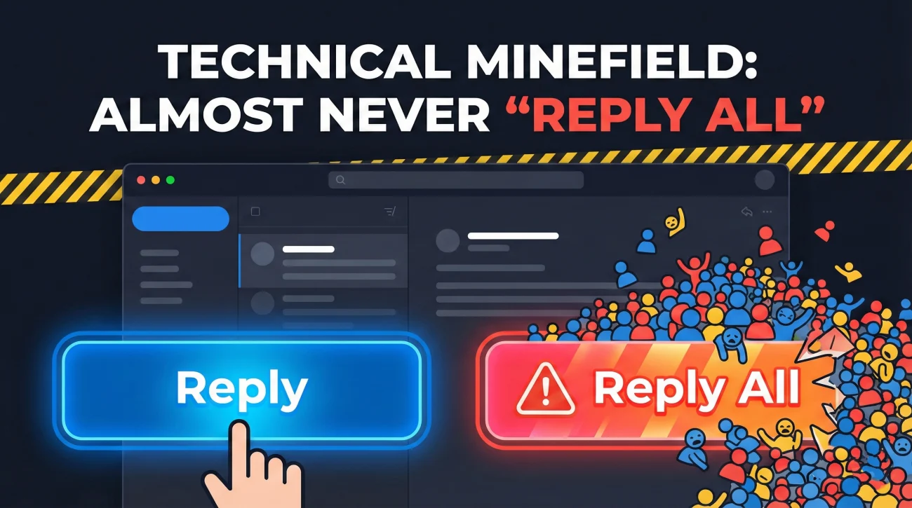 The Technical Minefield - Reply Vs Reply All